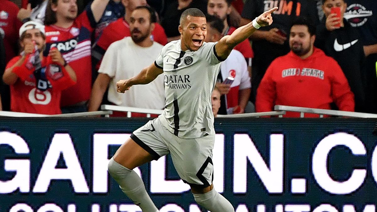 Paris Rout Football Lille 1-7 Paris Saint-Germain: Kylian Mbappe scores fastest goal in ...