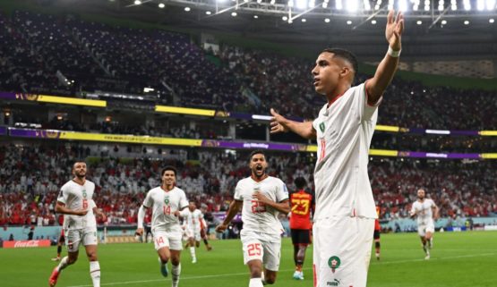 Belgium 0-2 Morocco: Abdelhamid Sabiri and Zakaria Aboukhlal goals give North African side famous win