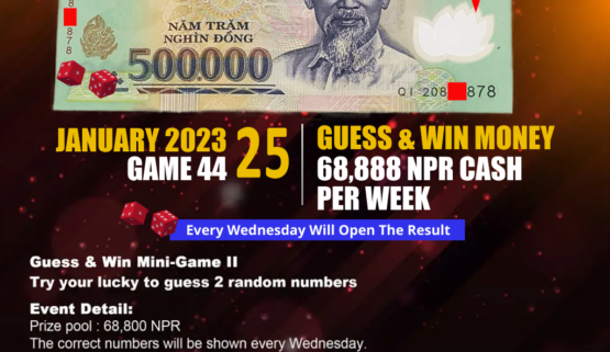 GUESS & WIN MONEY 2 (JAN 25, 2023) – GAME 44 & RESULT