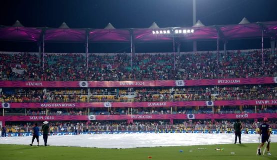 कोलकत्ता र राजस्थान बीचको खेलमा वर्षा बाधक: राजस्थानको सपना चकनाचुर