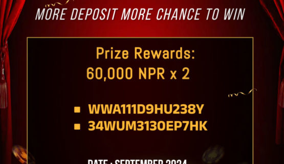 Wewabet Monthly Lucky Pick Winner (SEP 2024 60,000 NPR x 2)