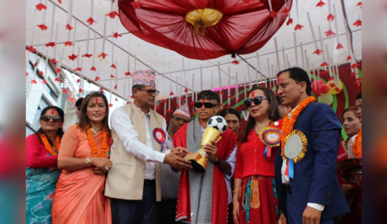 फुटबलकी रानी सावित्रा भण्डारी: तनहुँमा सम्मानित, खेलकुदले जोड्छ नेपाली मन!