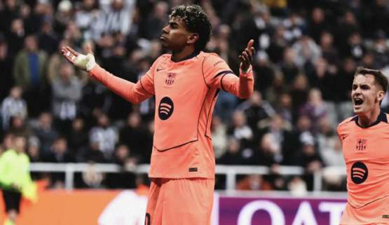 न्यूकासलको मुटु चिरिने क्षण: यामालको अन्तिम सेकेन्ड पेनाल्टीले बार्सिलोनालाई १-१ को बराबरी दिलायो!